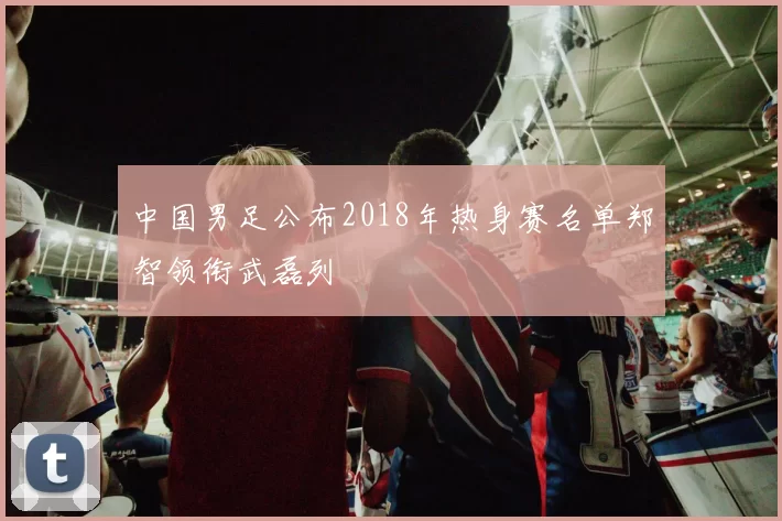 中国男足公布2018年热身赛名单郑智领衔武磊列